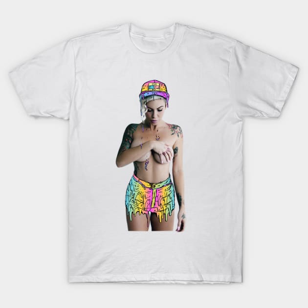 Dripping Girl T-Shirt by TheNfile